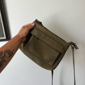 Olive Green Crossbody/Shoulder Bag
